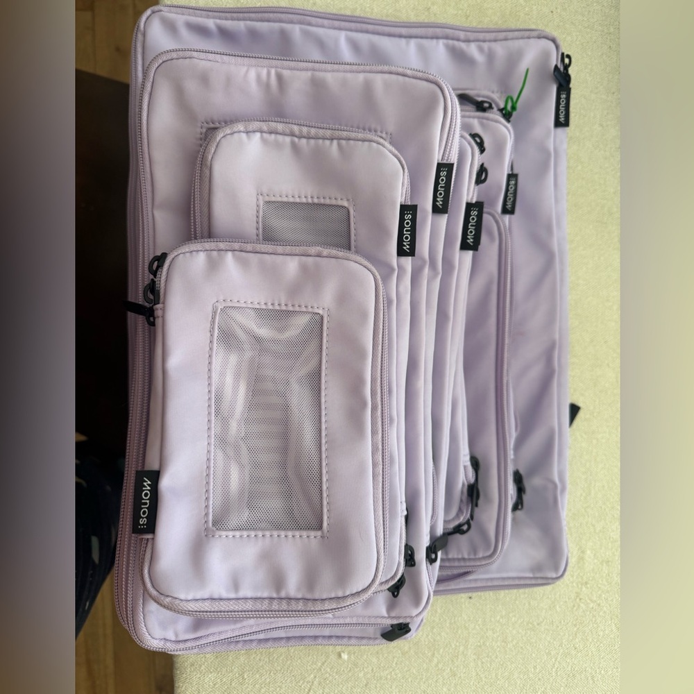 Monos Compressible Packing Cubes (Purple) - Set of 9